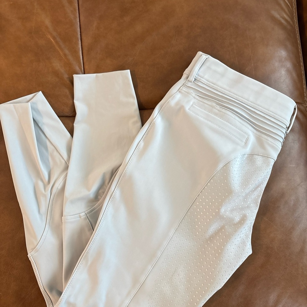 Light Gray Samshield Riding Breeches